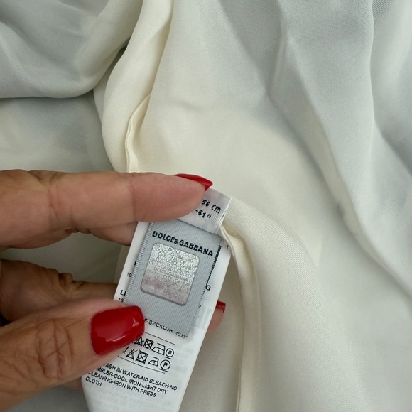 Dolce & Gabbana Zebra Print Silk Chiffon Mini Dress Evening Cocktail Designer - Picture 10 of 12